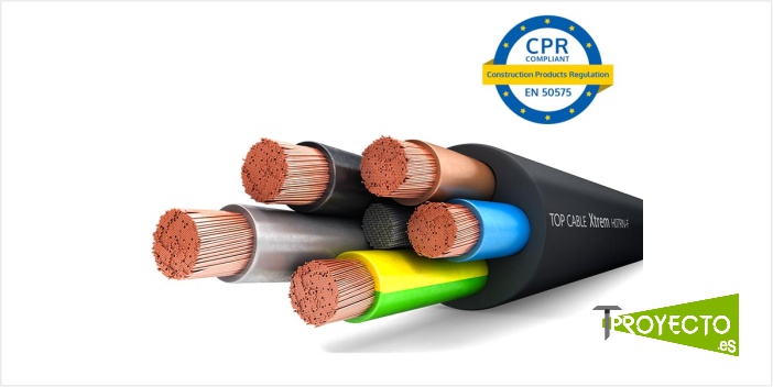 Cables CPR. Clases, etiquetados y características